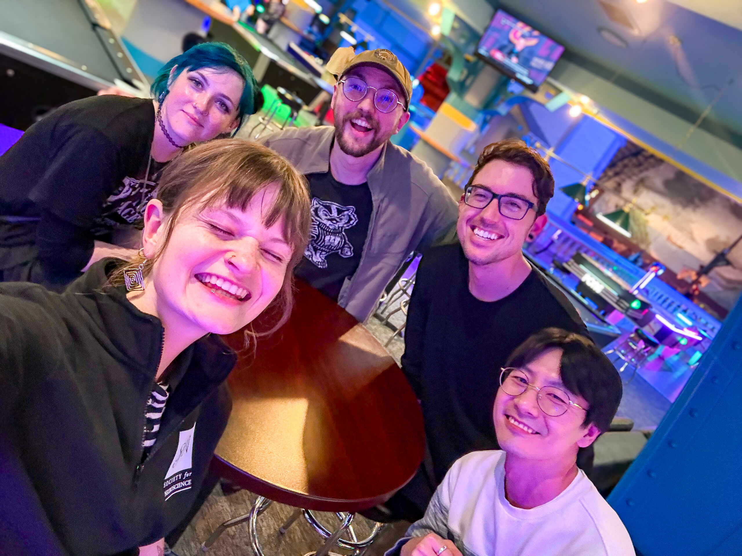 Lab Outing at Boardwalk Bowl