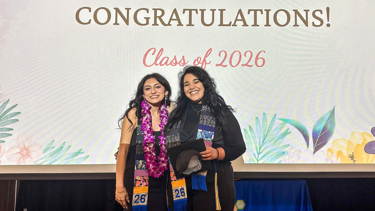 Congratulations to Yetzi and Jazmin, Class of 2026. We are so proud of you!